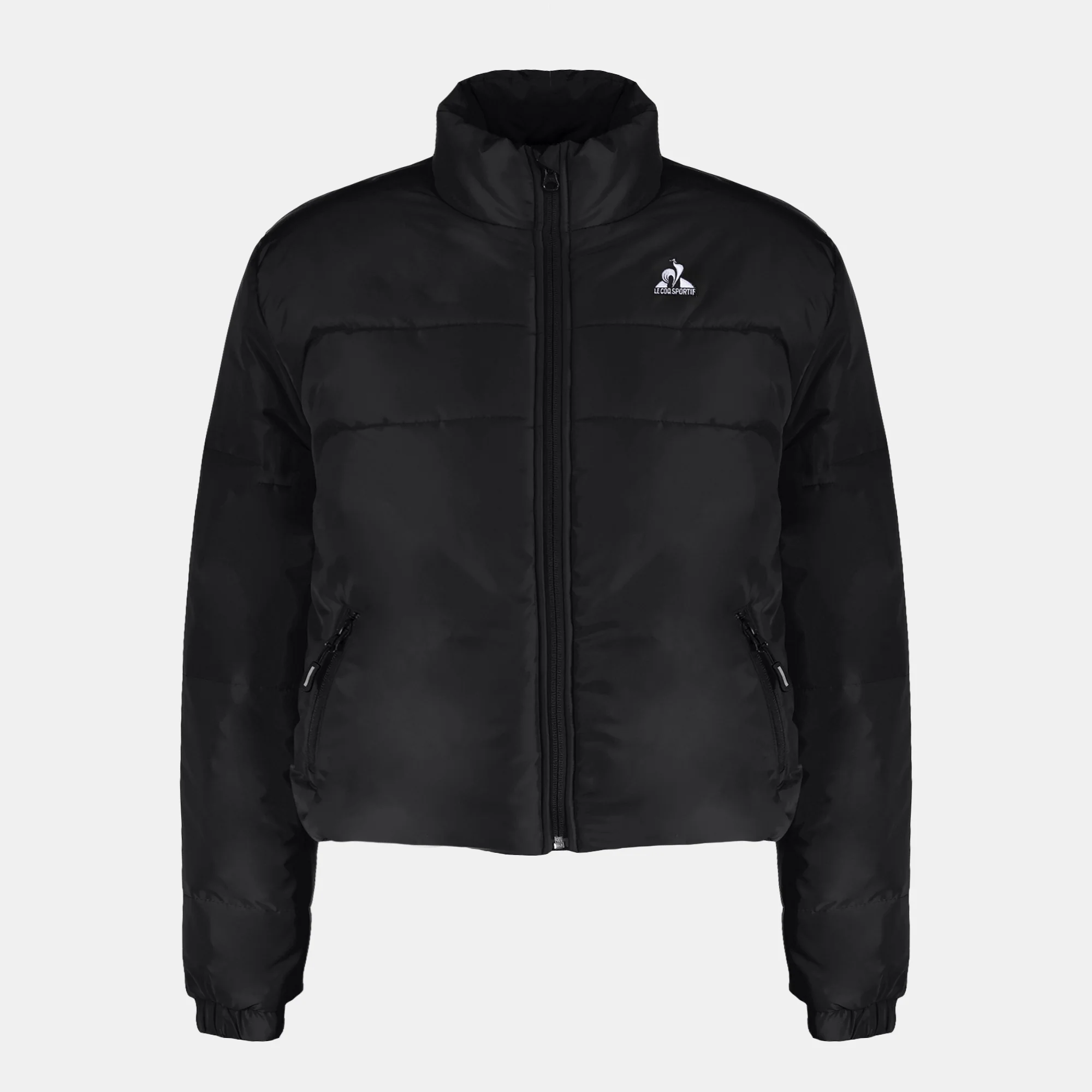 Doudoune courte Essentiel chaude et déperlante avec badge logo brodé