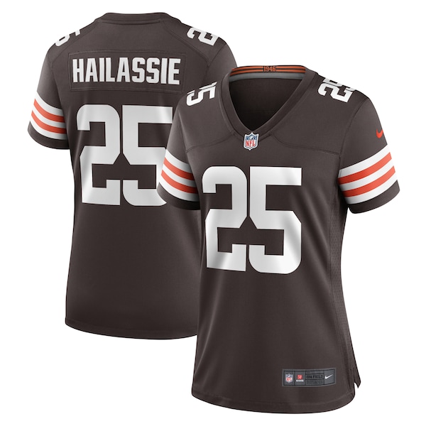 Kahlef Hailassie Cleveland Browns Nike Women's Team Game Jersey -  Brown