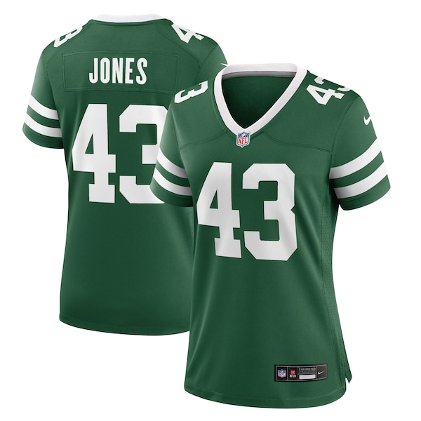 Cam Jones New York Jets Nike Women's Team Game Jersey - Legacy Green