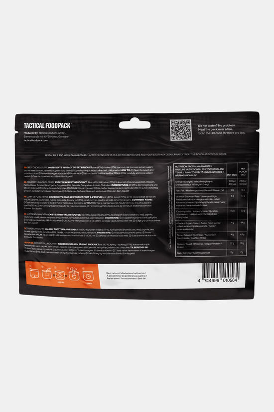 Tactical Foodpack Spicy Chicken Curry Maaltijd