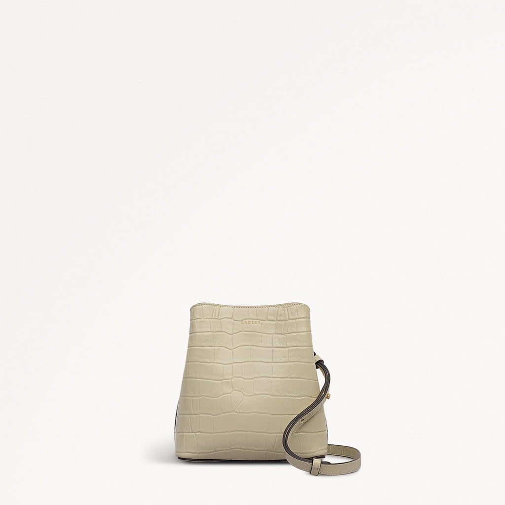 Dukes Place - Faux Croc Small Compartment Cross Body Bag - RHE11816