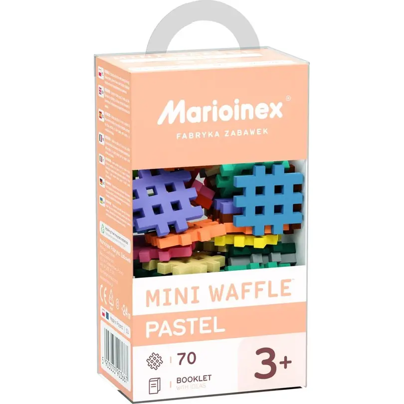Bausatz 70-teilig Mini Waffle Pastell