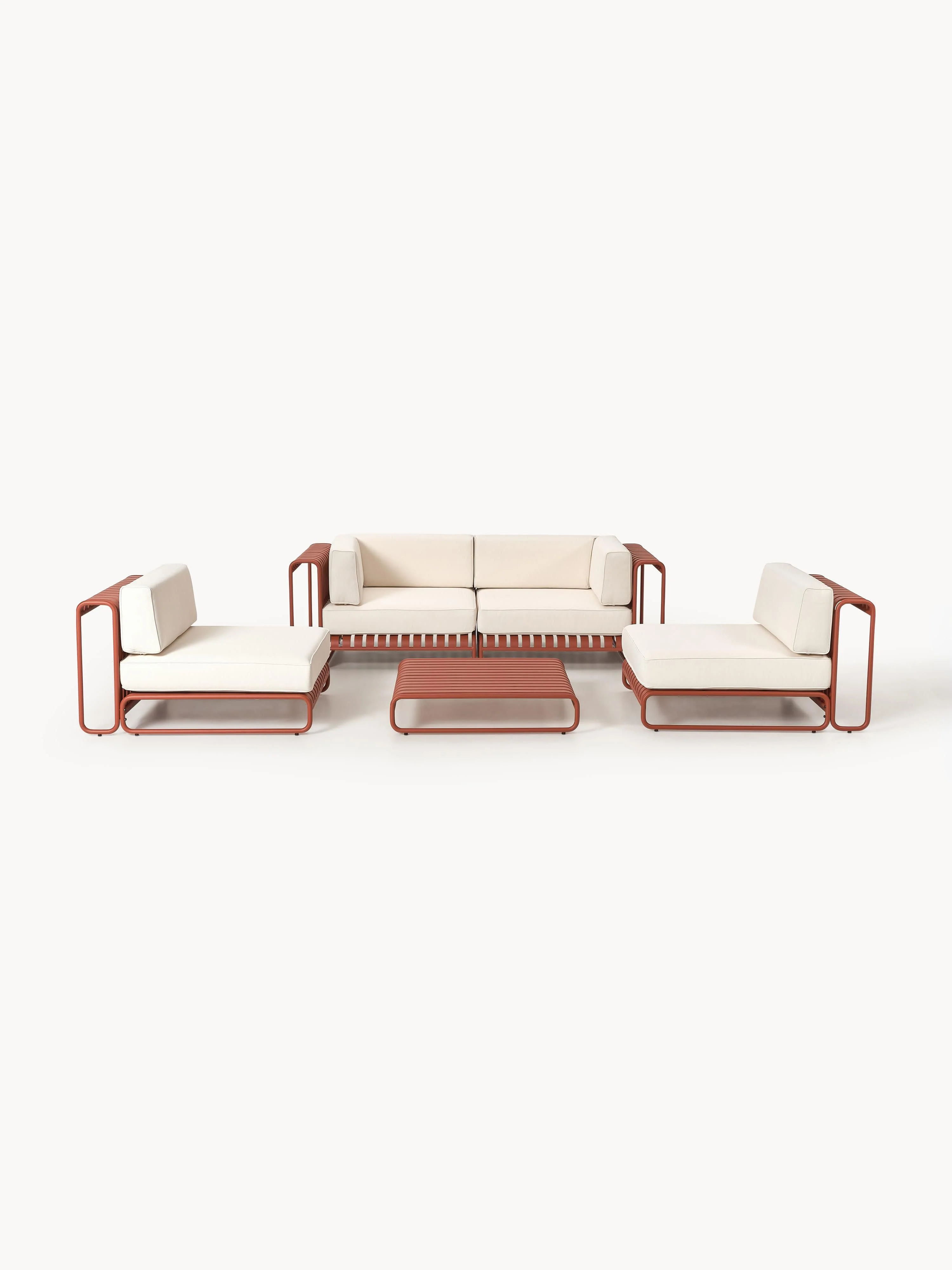 Modulares Garten-Lounge-Set Caio, 4er-Set