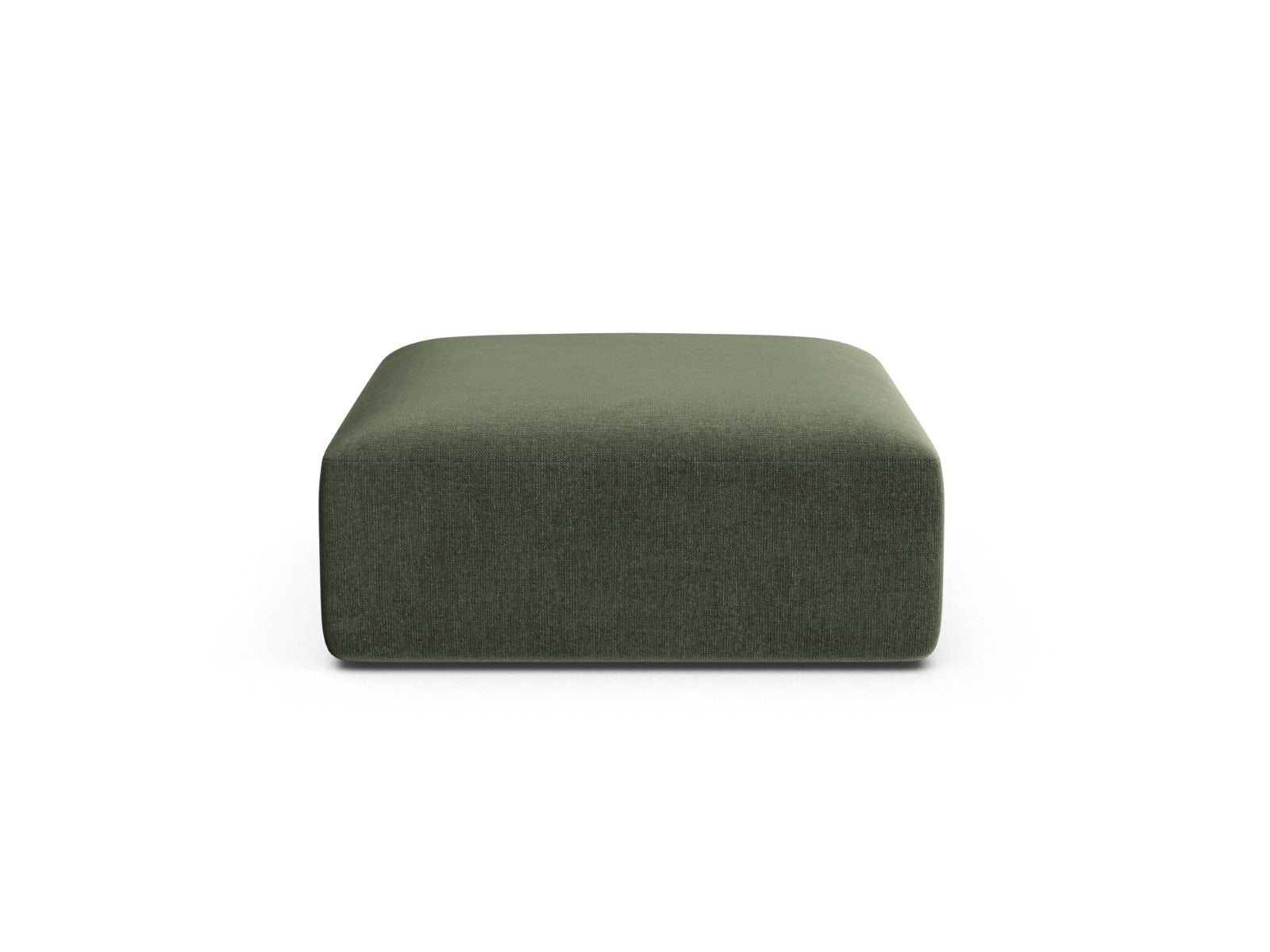 Cosmopolitan Design Poef Campi flueel groente - 90x90x40cm