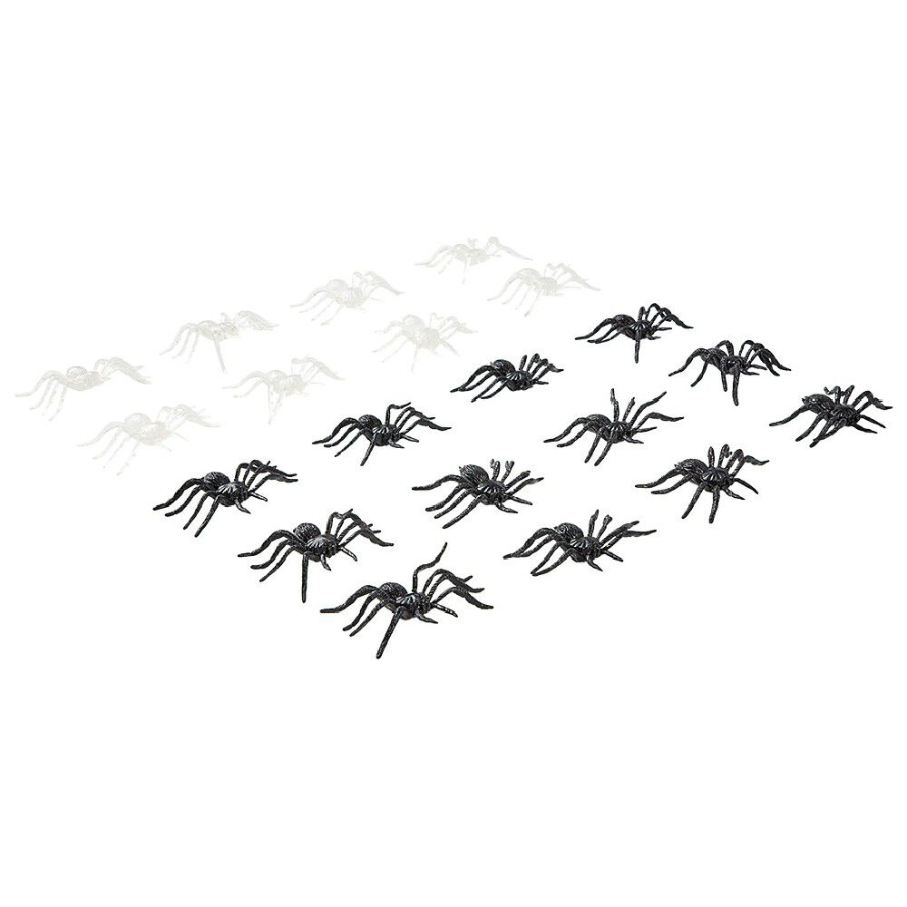 Araignée phosphorescente décoration Halloween x20