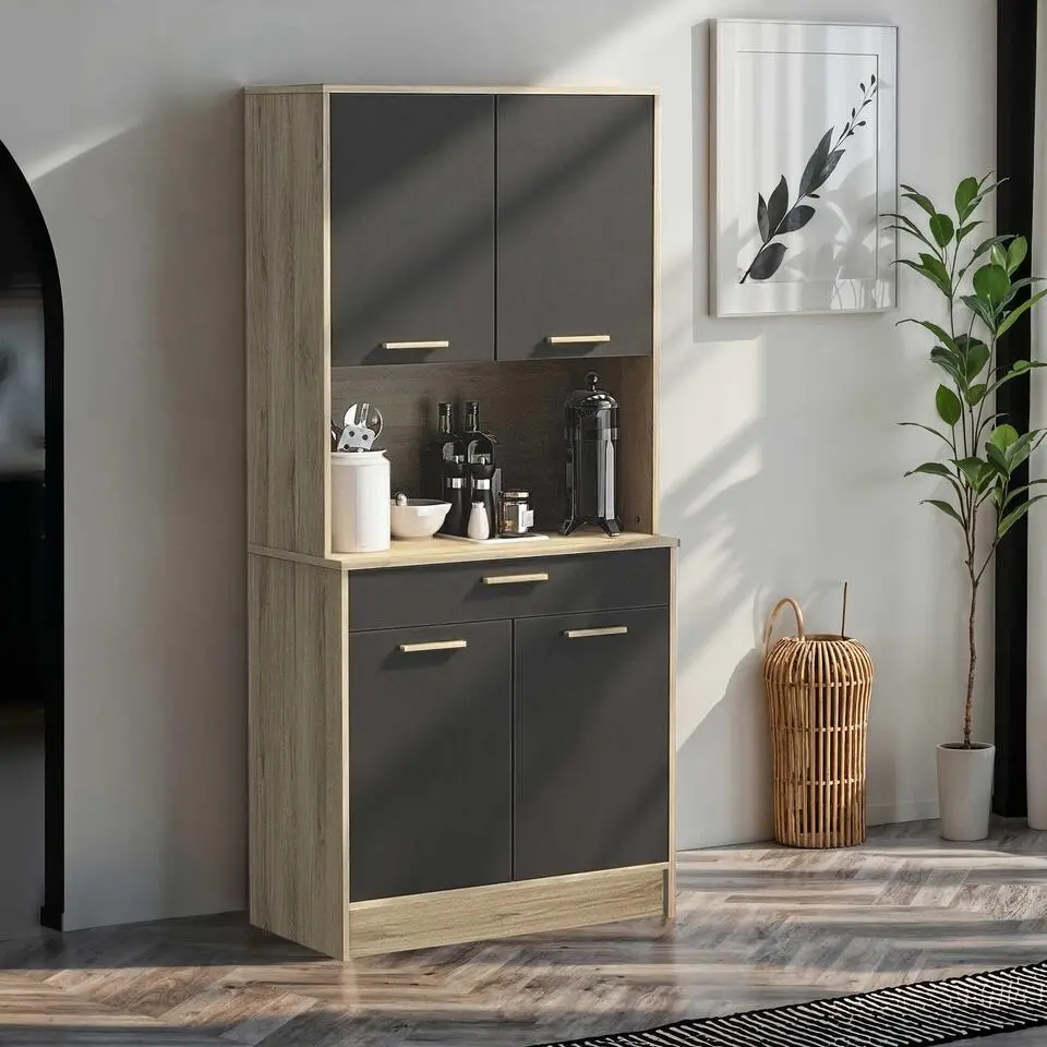 Buffetkast Diede-Kronberg eik/matzwart