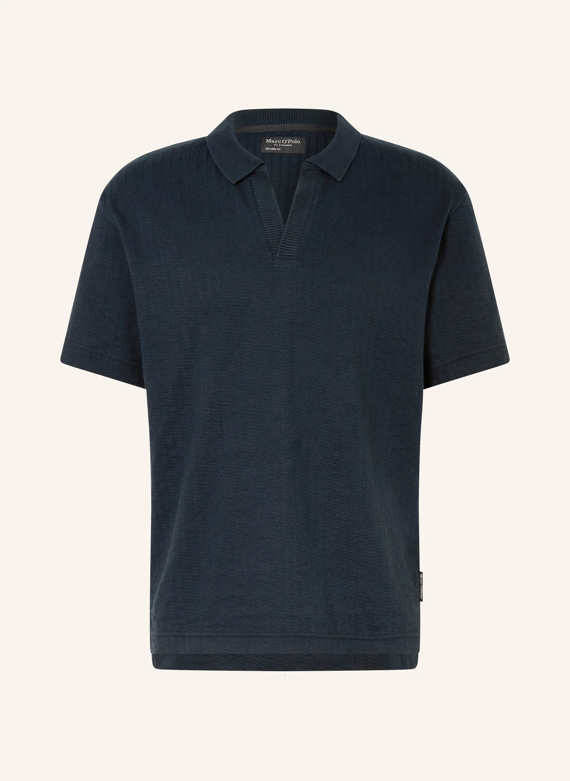 Marc O'Polo Strick-Poloshirt Relaxed Fit