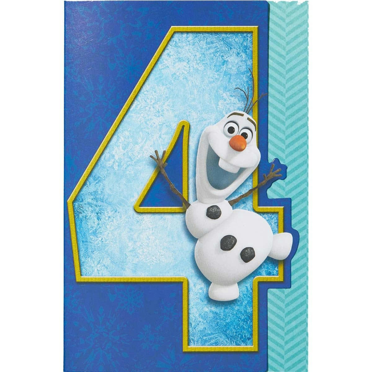 - Carte Anniversaire 4 Ans Olaf