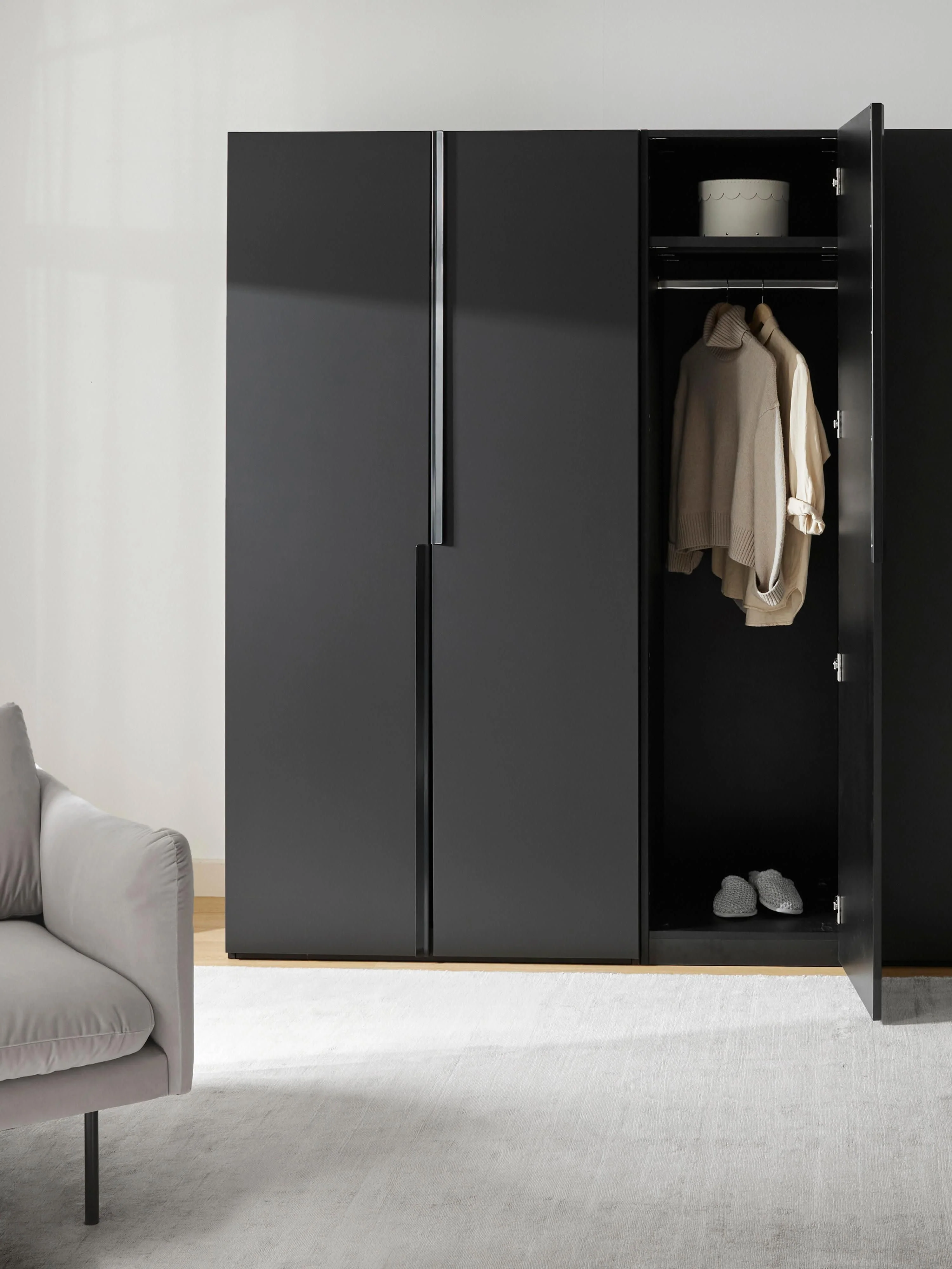 Modular Drehtürenschrank Leon, 50 cm Breite, in verschiedenen Größen