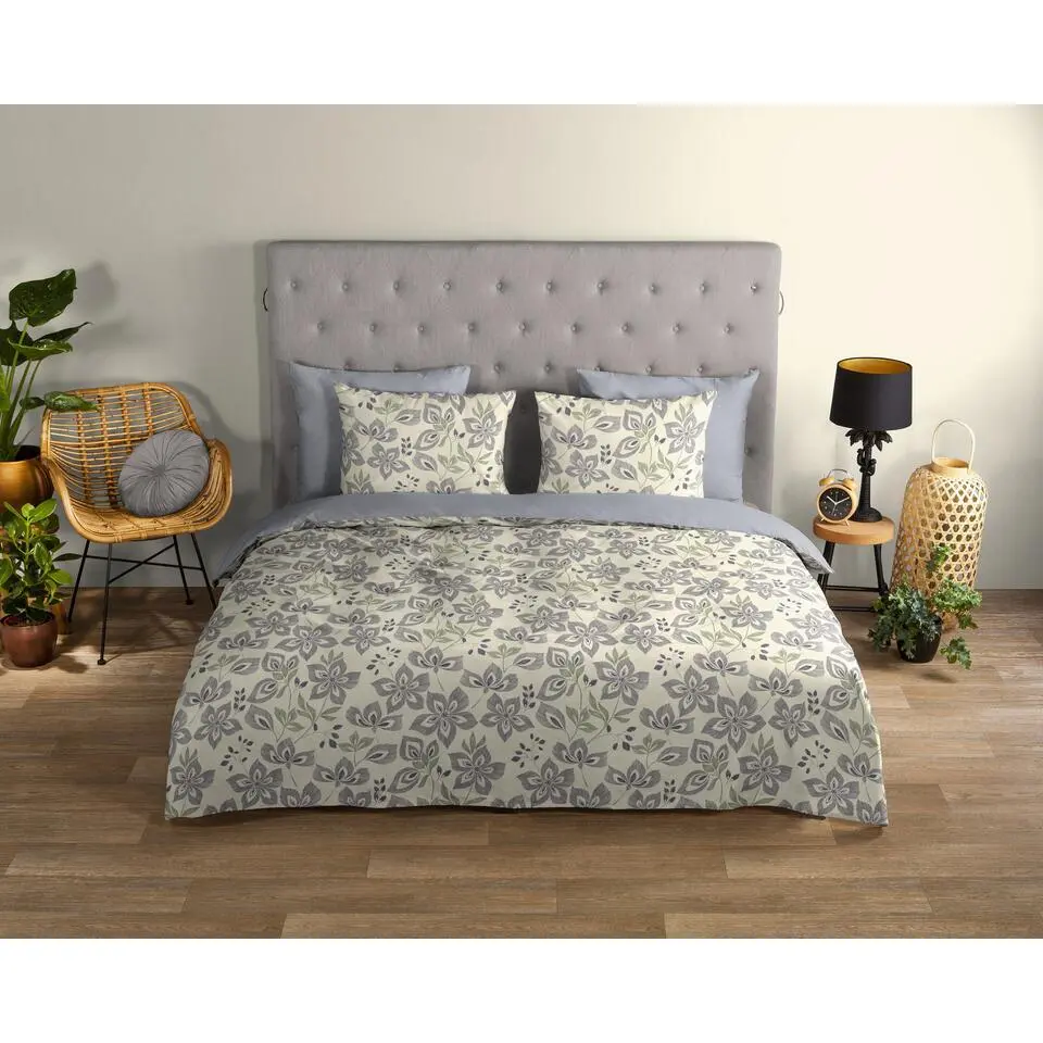 Good Morning Vesper Dekbedovertrek Blauw-Lits-jumeaux (240 x 200/220 cm)