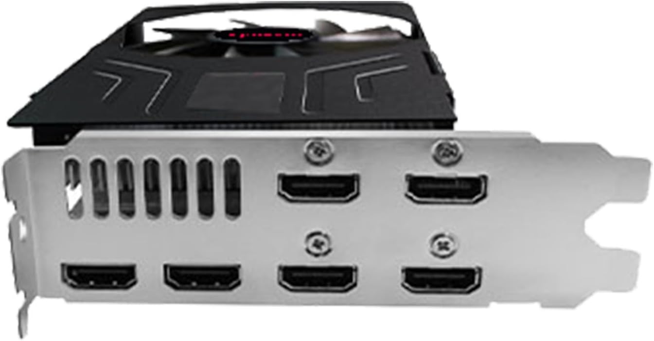 Radeon R7 350 2G Graphics Card, with 6 HDMI Monitor Graphics Card,Computer PC GPU GDDR5 128 Bit DirectX 12 PCI Express X16 3.0, 6 Port Video Cards(AMD R7 350 2G 6HDMI)