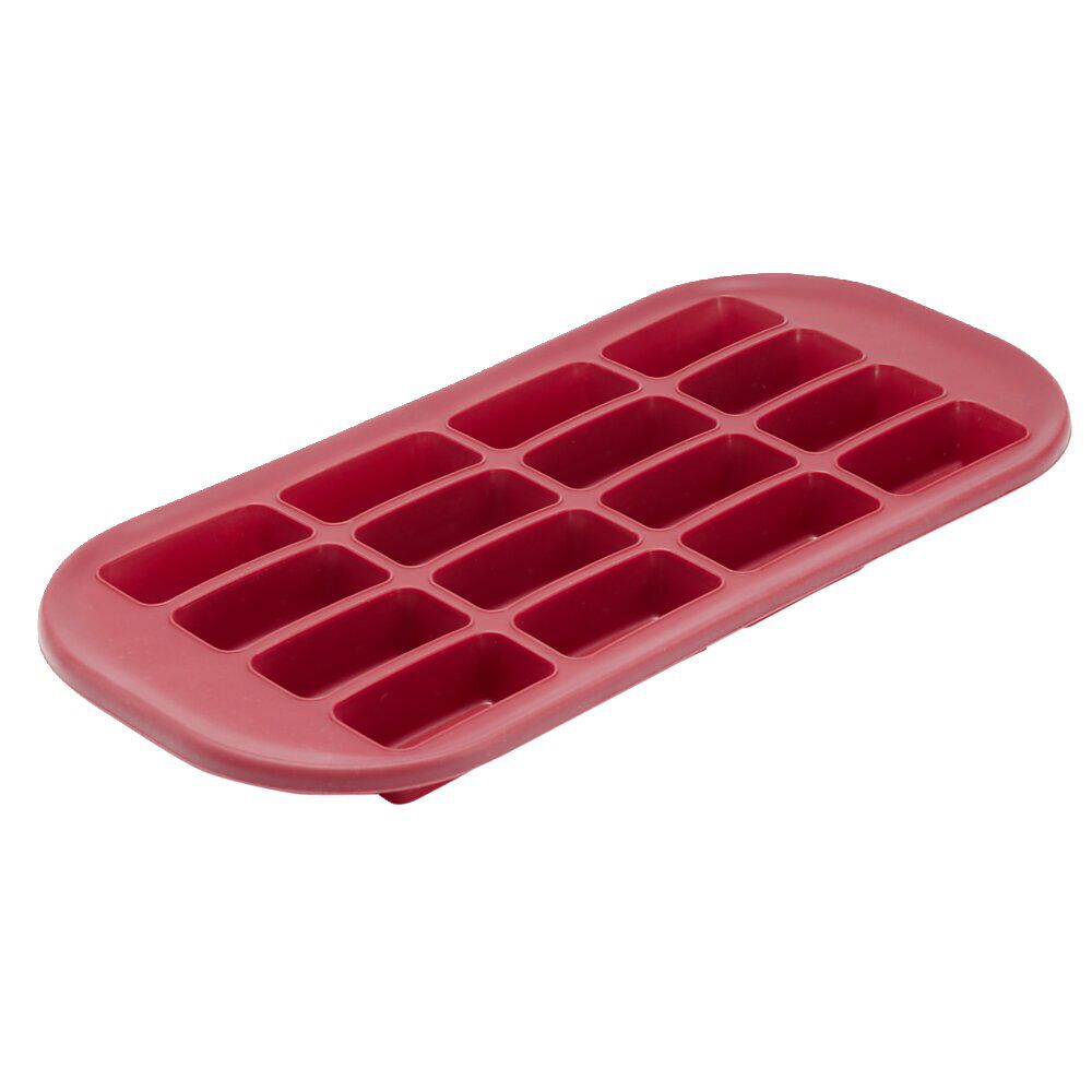 Moule 16 financiers silicone et armature acier 35,7x17,2xH2,8cm