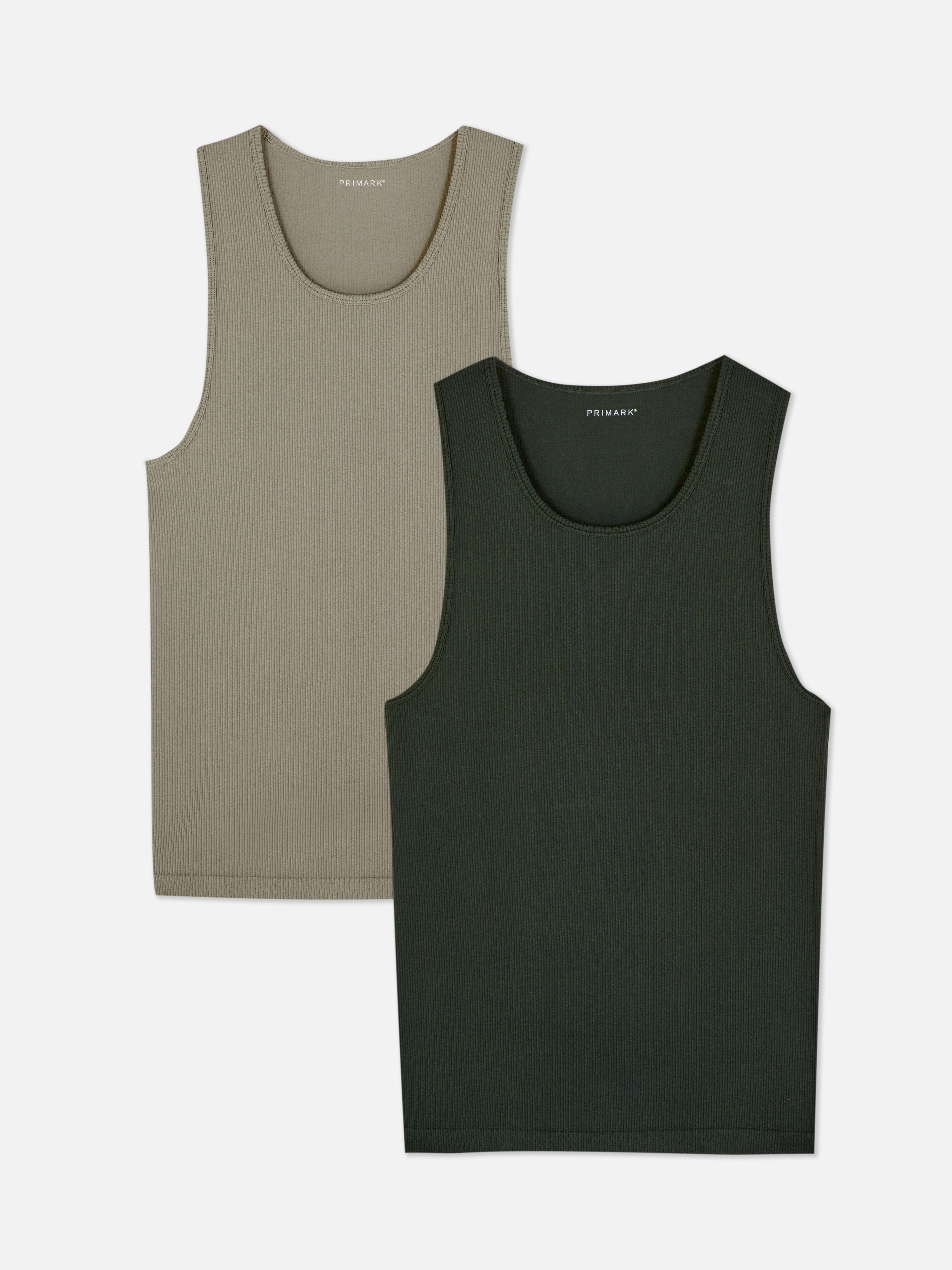 2-Pack Seamless Textured Vests
