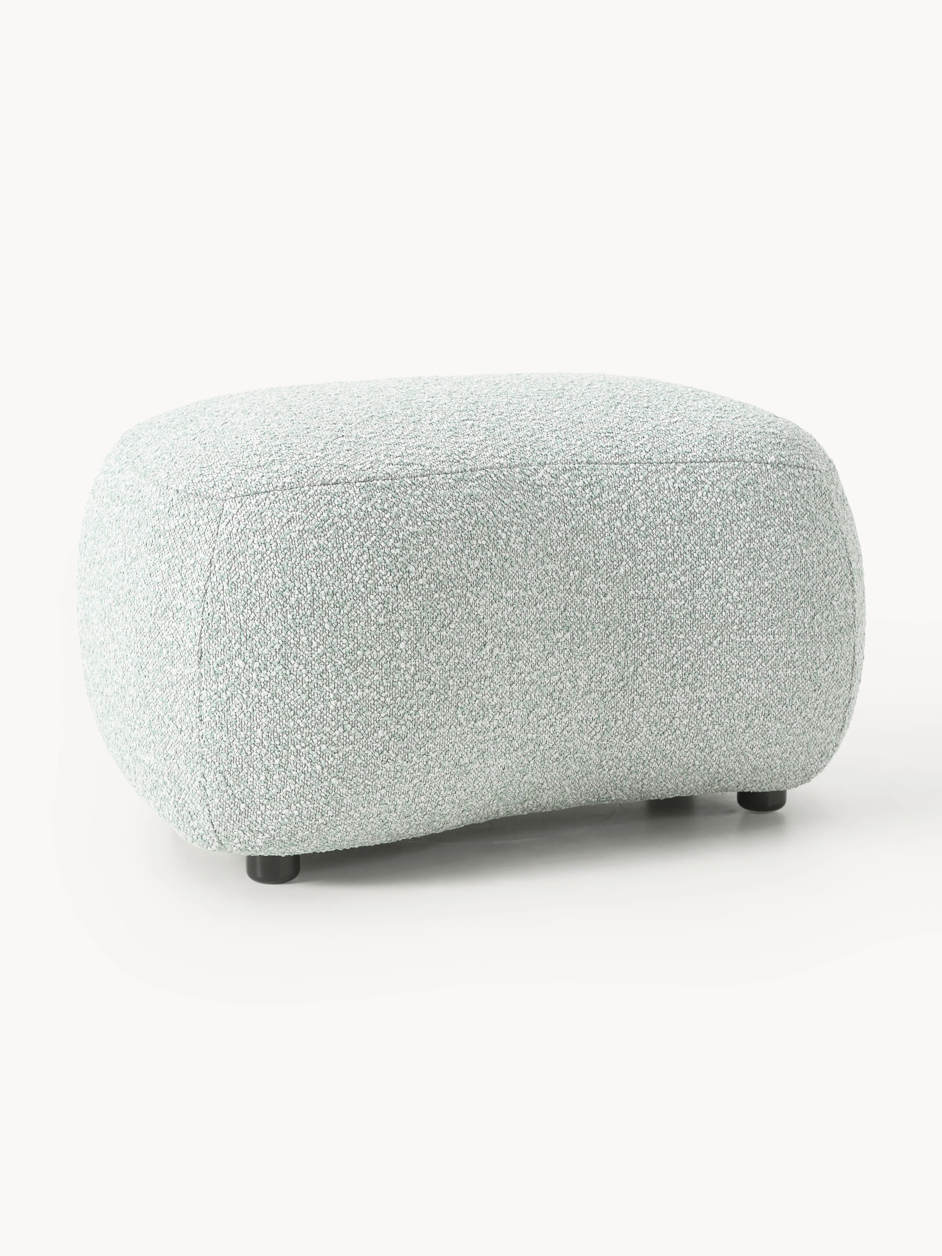 Bouclé-Sofa-Hocker Alba