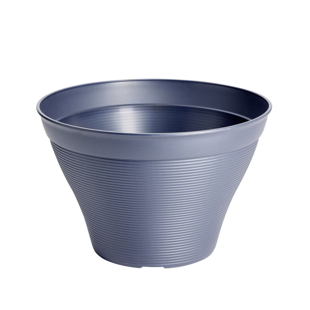 Pot rond pour plante en plastique orange Ø40xH25,5cm
