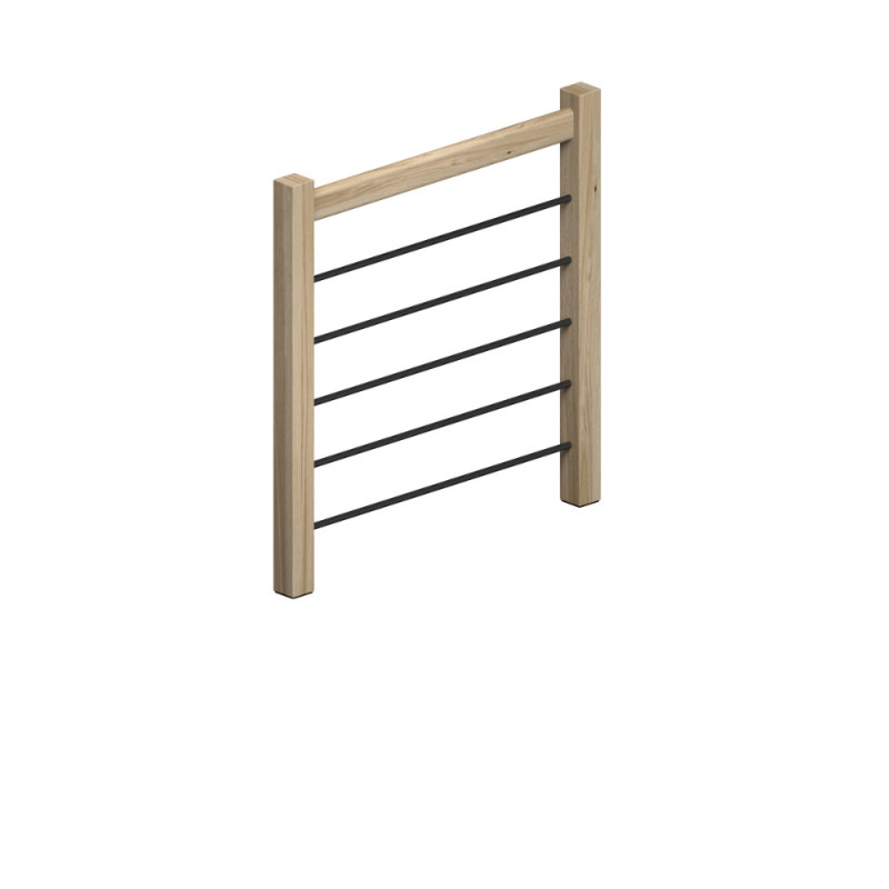 Kit garde-corps en chêne pour escalier Trendy Eco 100 cm SOGEM