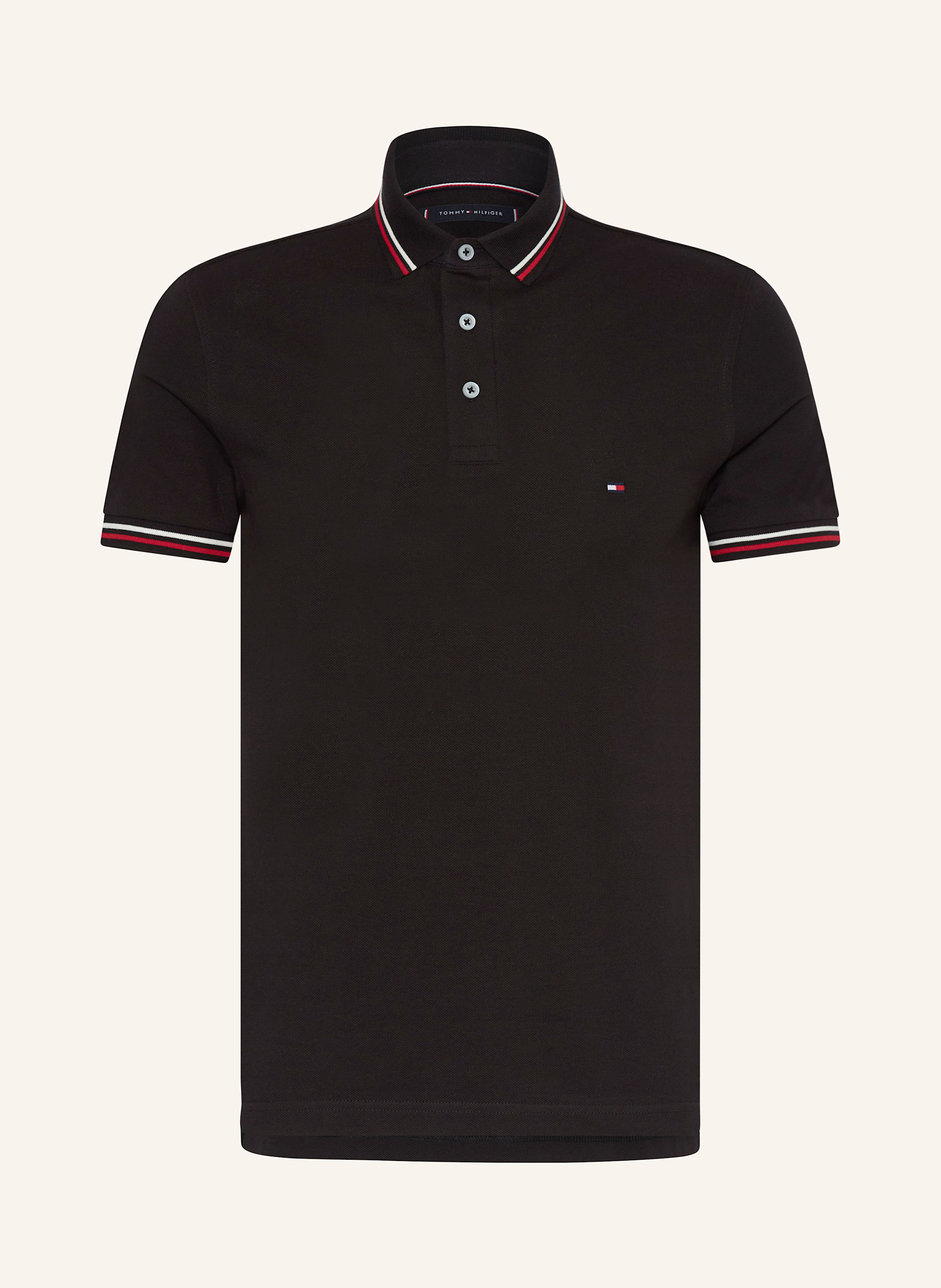 TOMMY HILFIGER Pique-Poloshirt TIPPED Slim Fit