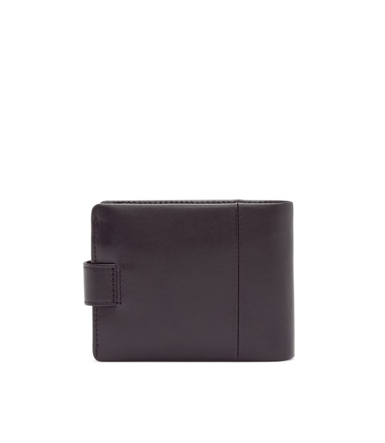 Wallet with coin pocket & tab