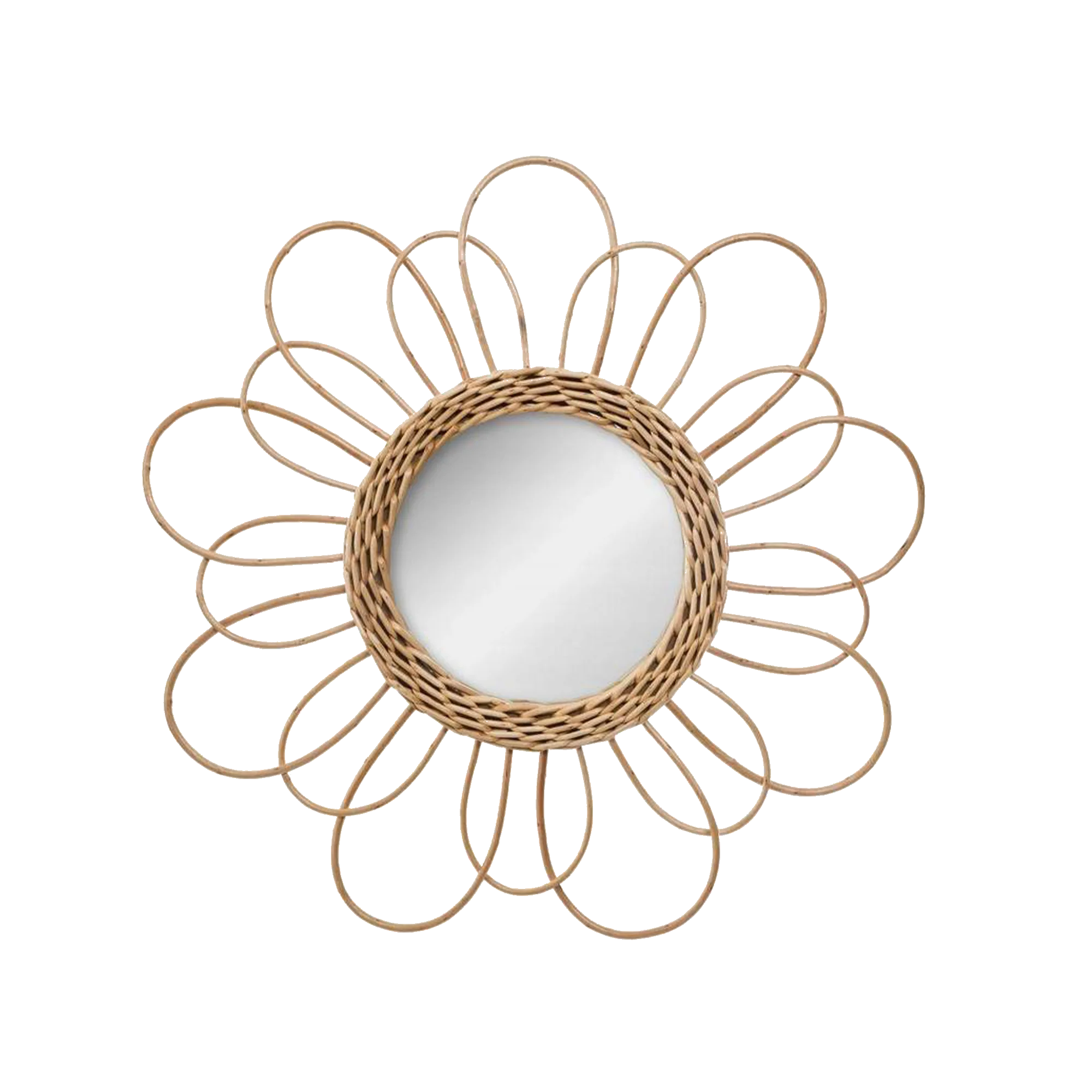 Miroir en rotin ELEGIA