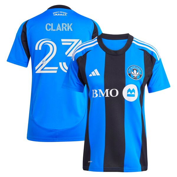 Caden Clark CF Montreal adidas Women's 2025 Montréal Original Replica Player Jersey - Blue