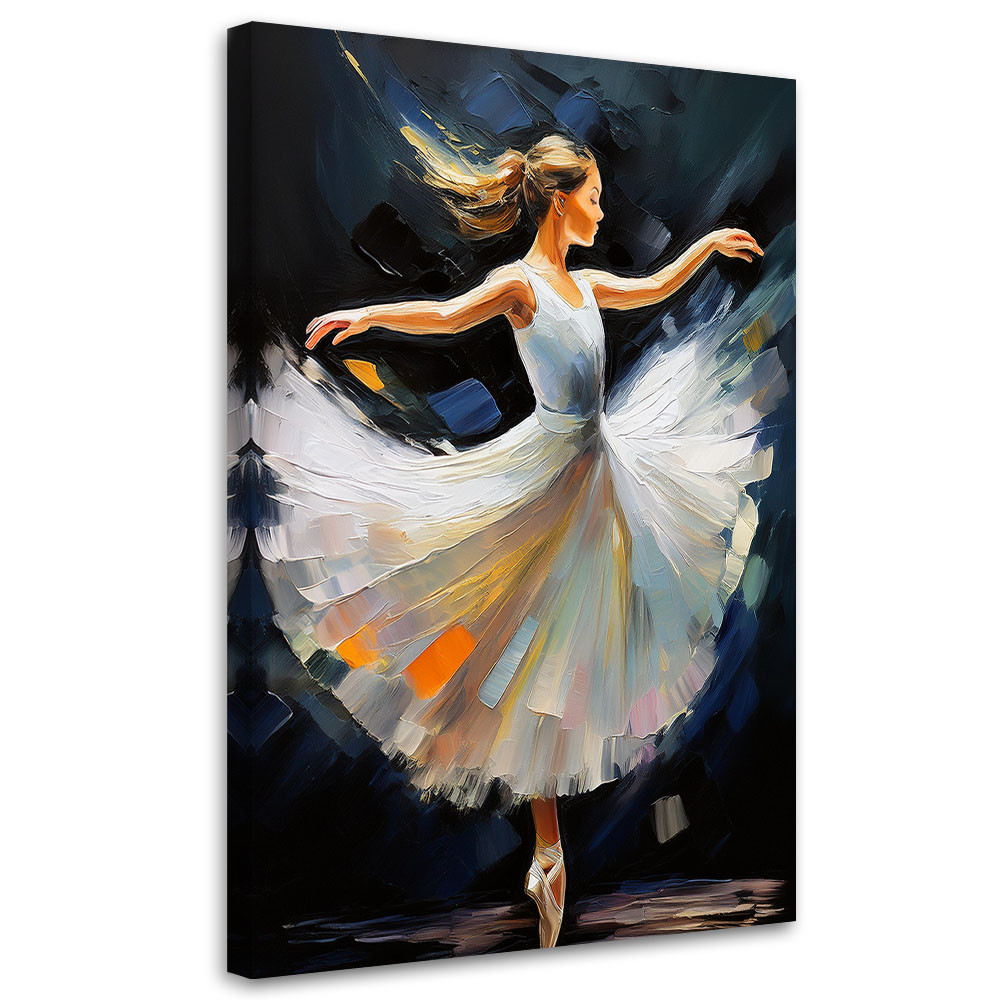 Feeby Obraz na płótnie, Baletnica Taniec Muzyka 40x60
