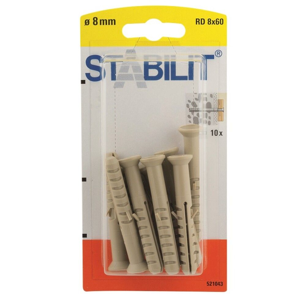 UNIVERSALPLUGG STABILIT 8X80MM 10STK