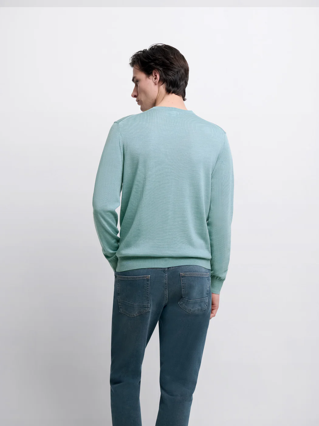 Pull col V en laine Mérinos