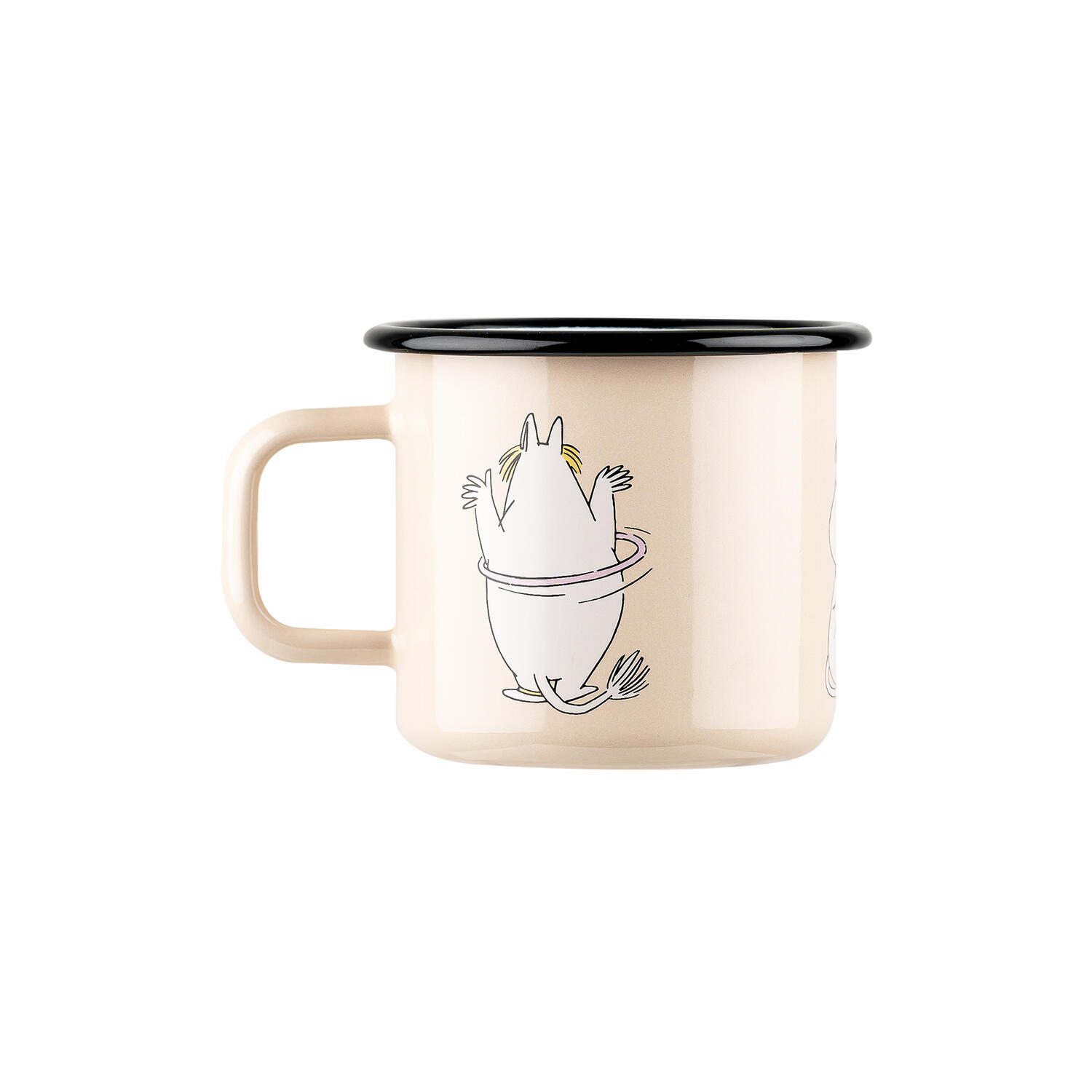 Snorkfrøken emaljekrus, beige