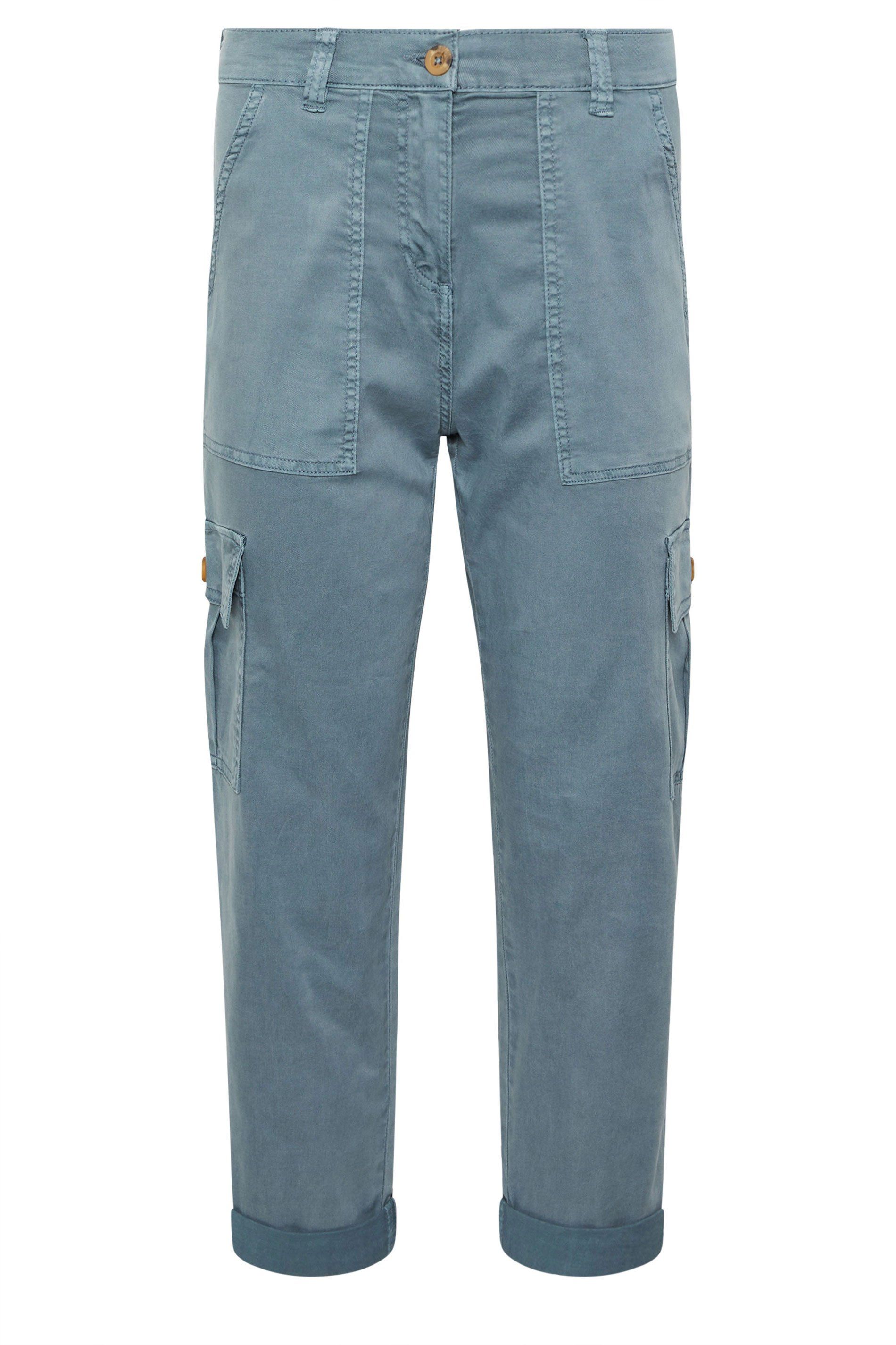 M&Co Petite Straight Leg Cargo Trousers