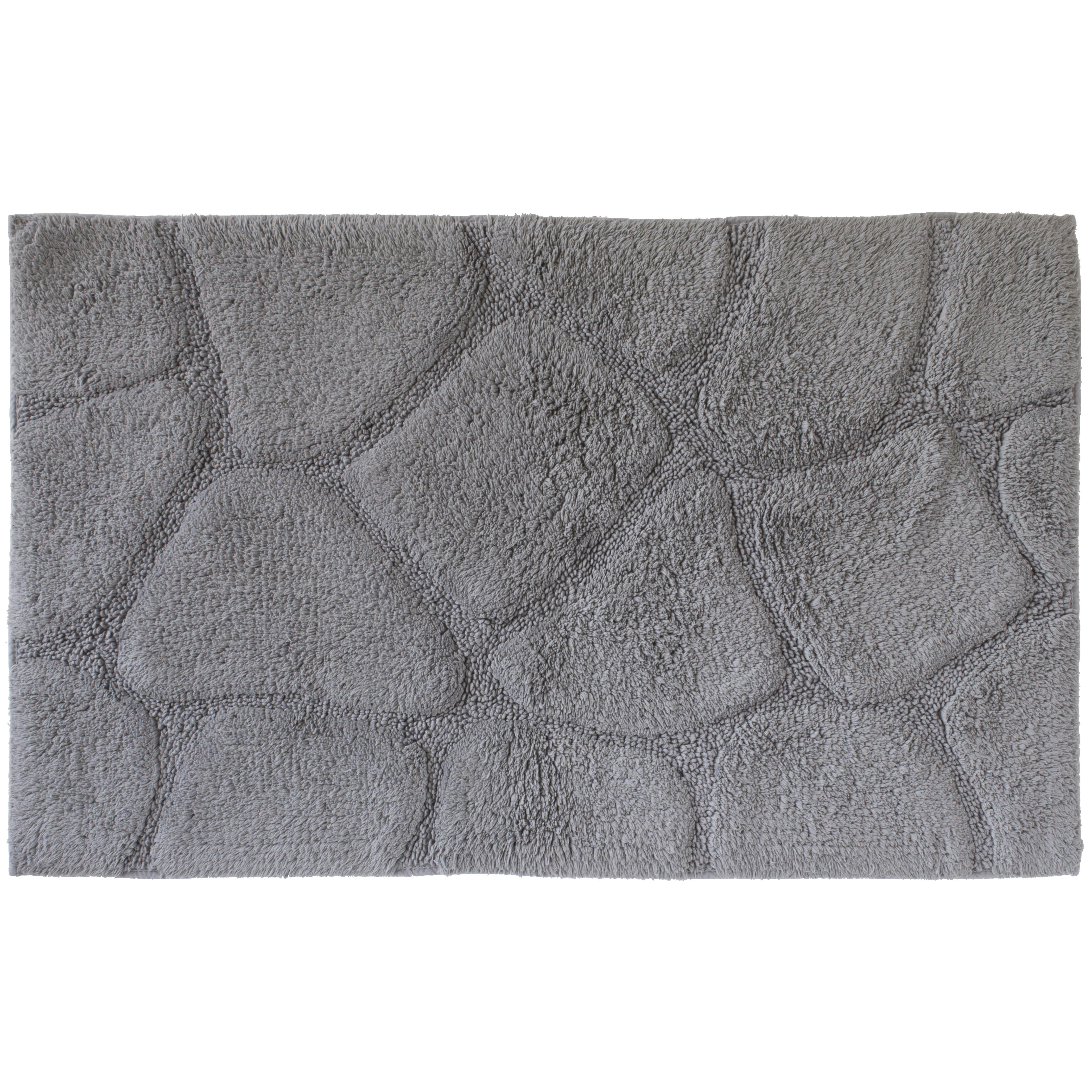 - Tapis de bain serenity coton gris 80x50