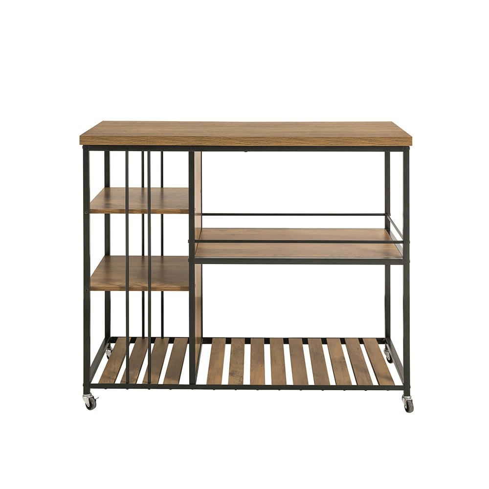 - Desserte de cuisine à roulettes cadre en acier