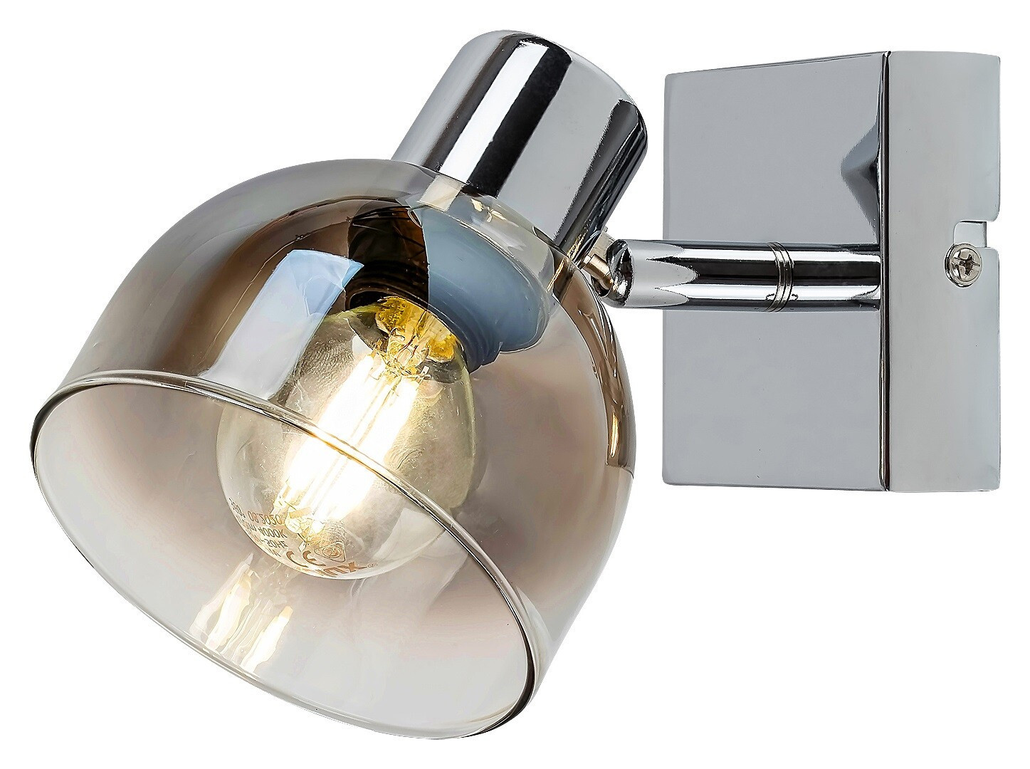 Kinkiet srebrny Tarien 1xE14x40W wym:11,5x10x15cm IP20 Rabalux