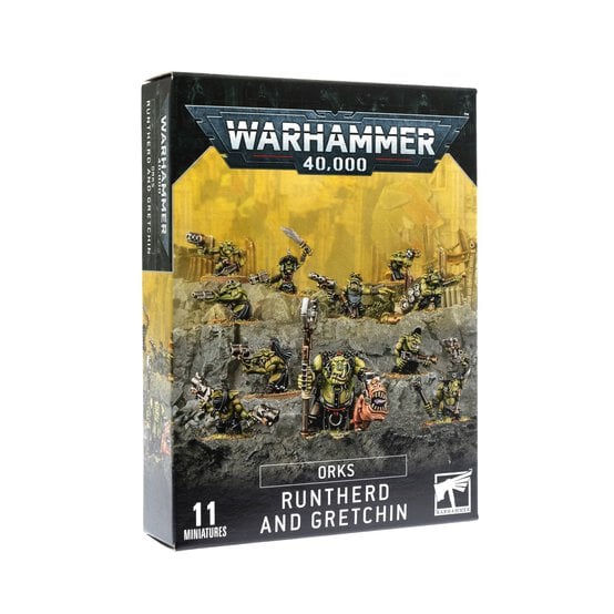 Warhammer 40,000 Orks Runtherd and Gretchin