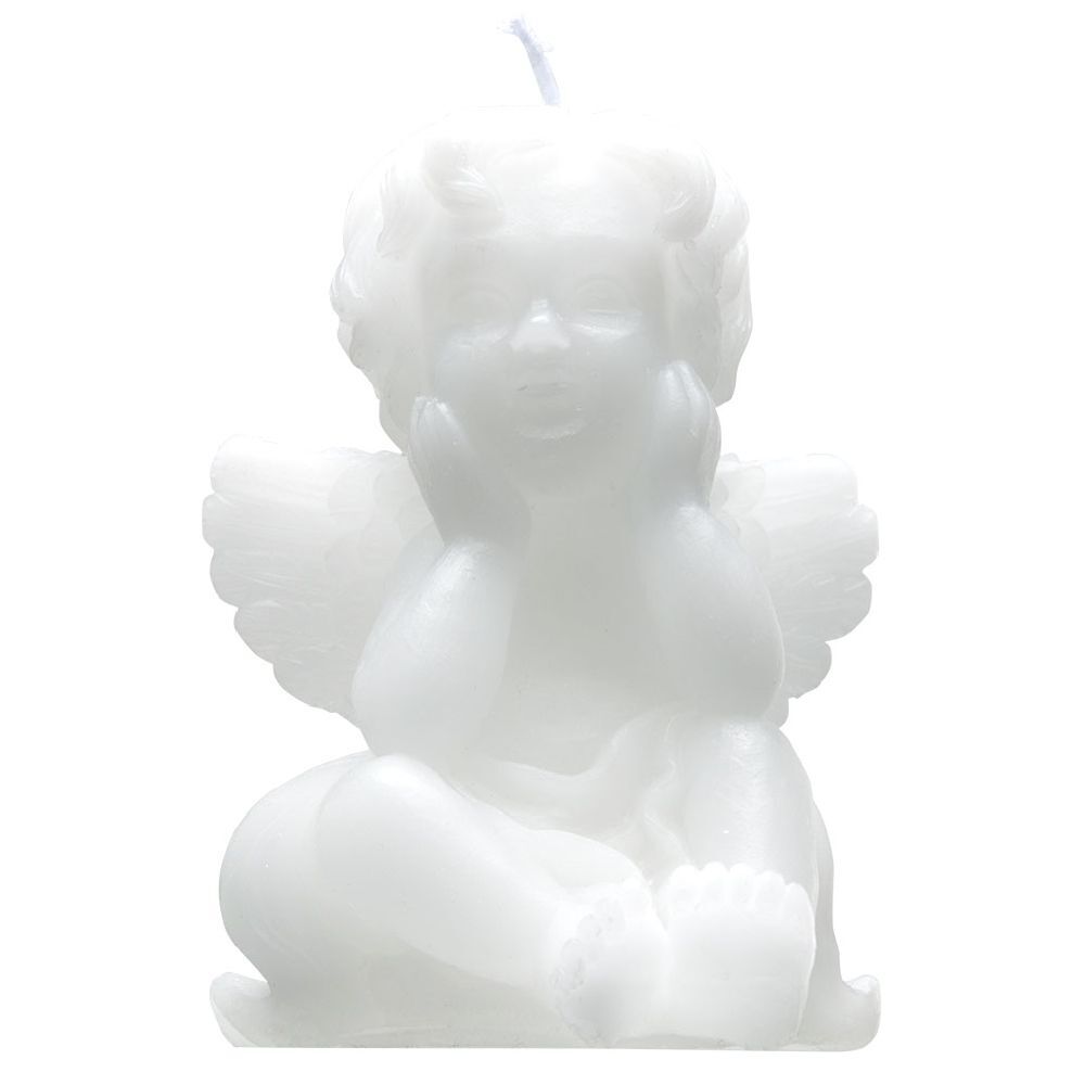 Bougie forme ange assis