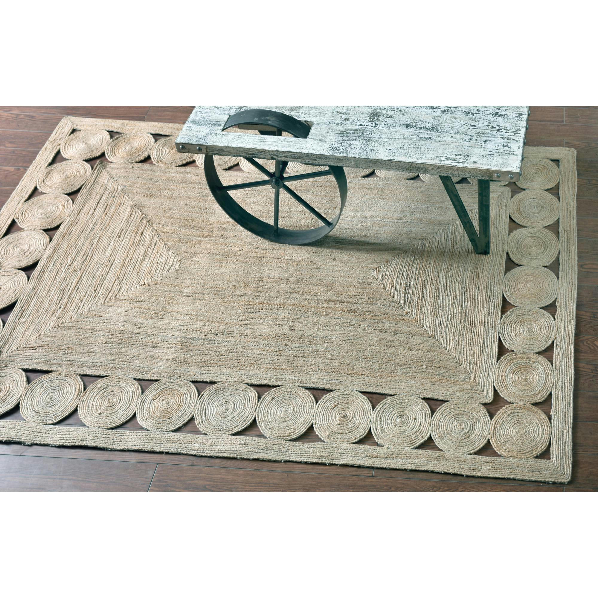 BEGONIA - Tapis  en jute naturel 160 x 230