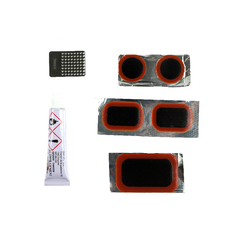 Set de réparation Standard pour vélo avec 6 rustines