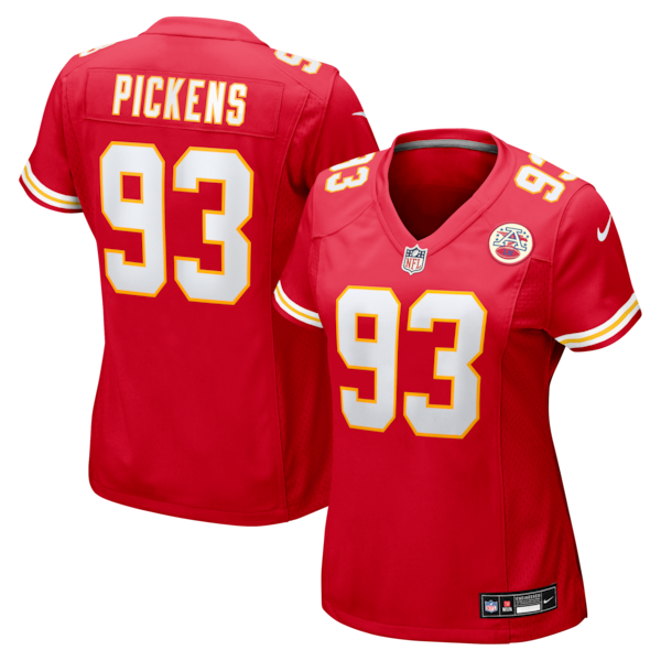 Zacch Pickens Kansas City Chiefs Nike Women's Team Game Jersey -  Red