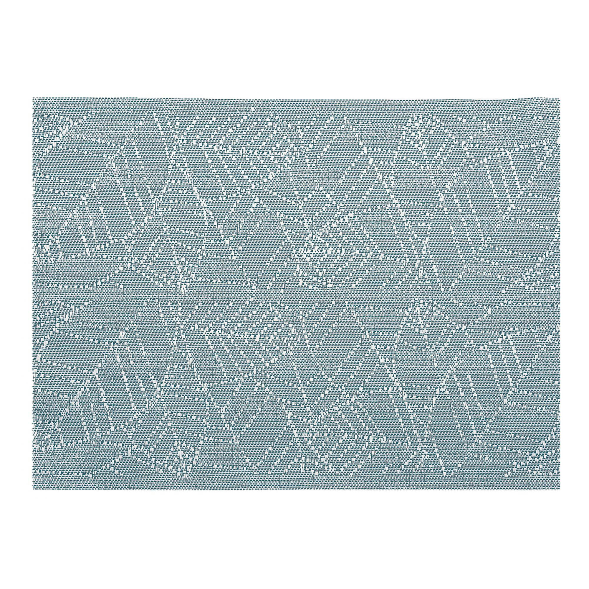 GENA - Set de table  en polyester paon 33 x 45