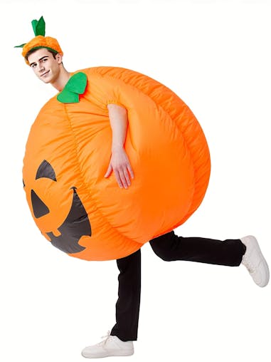 NNETM Inflatable Pumpkin Costume Adult One-Piece Suit