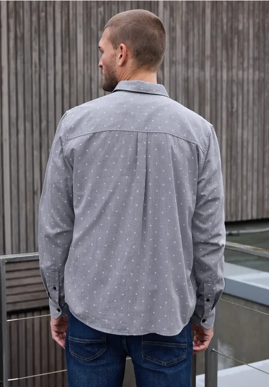 Gemustertes Herringbone Hemd