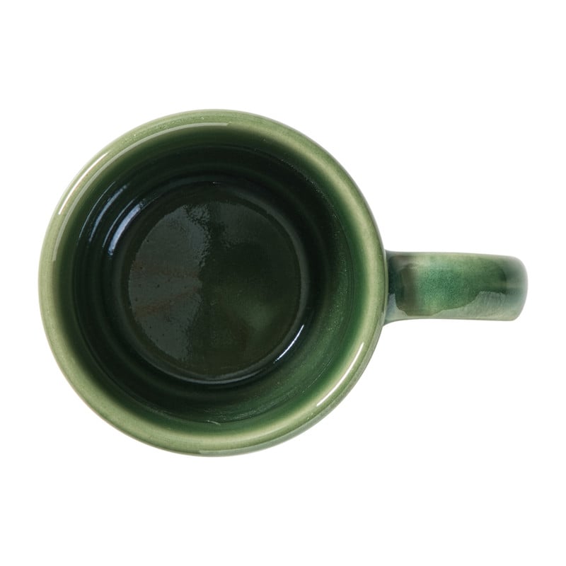 Espressomok roots - donkergroen - 80 ml