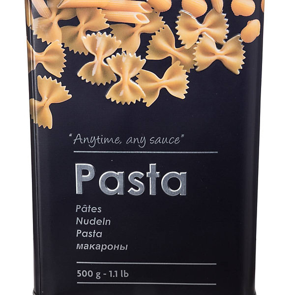 Boîte à pâtes 500g métal Noir Black Edition - 5Five