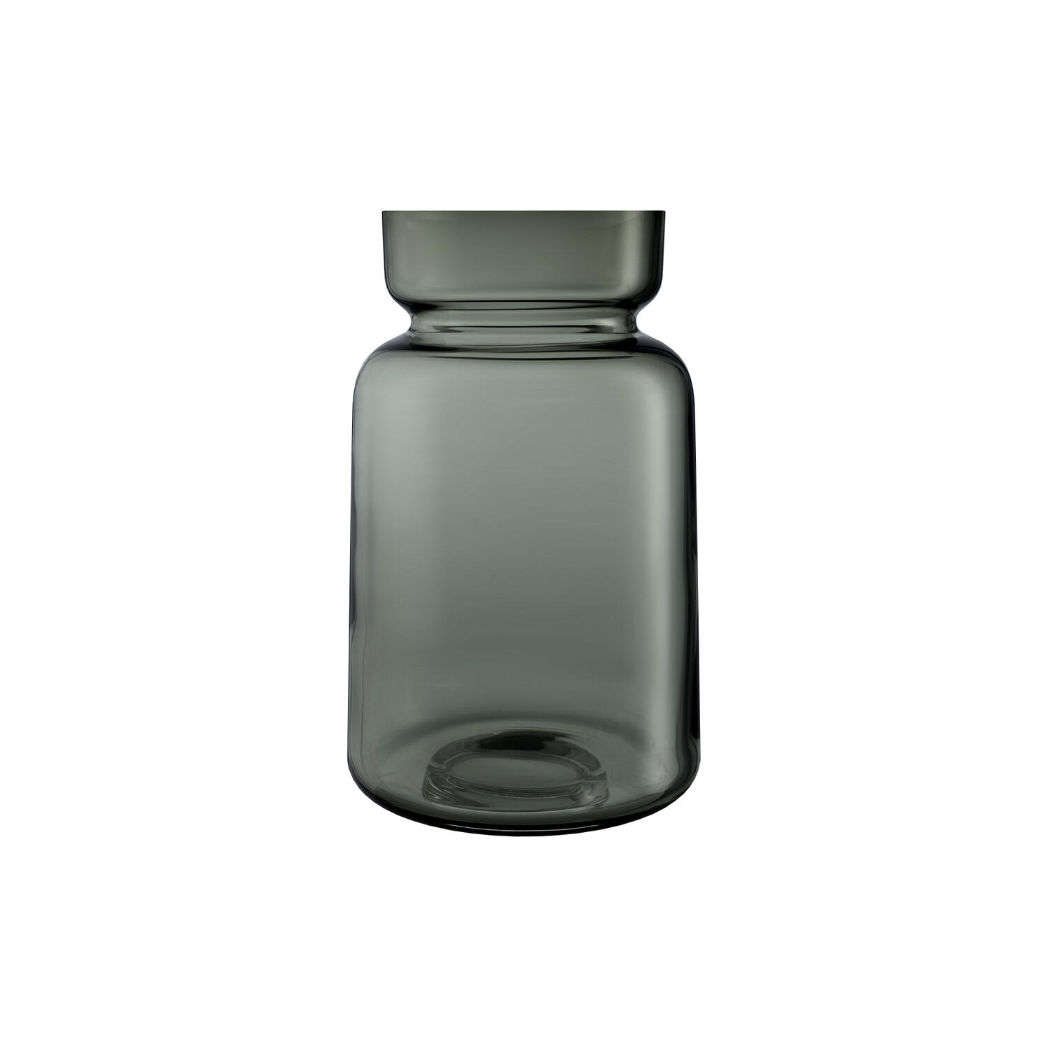 Silhouette glasvase, smoked grey