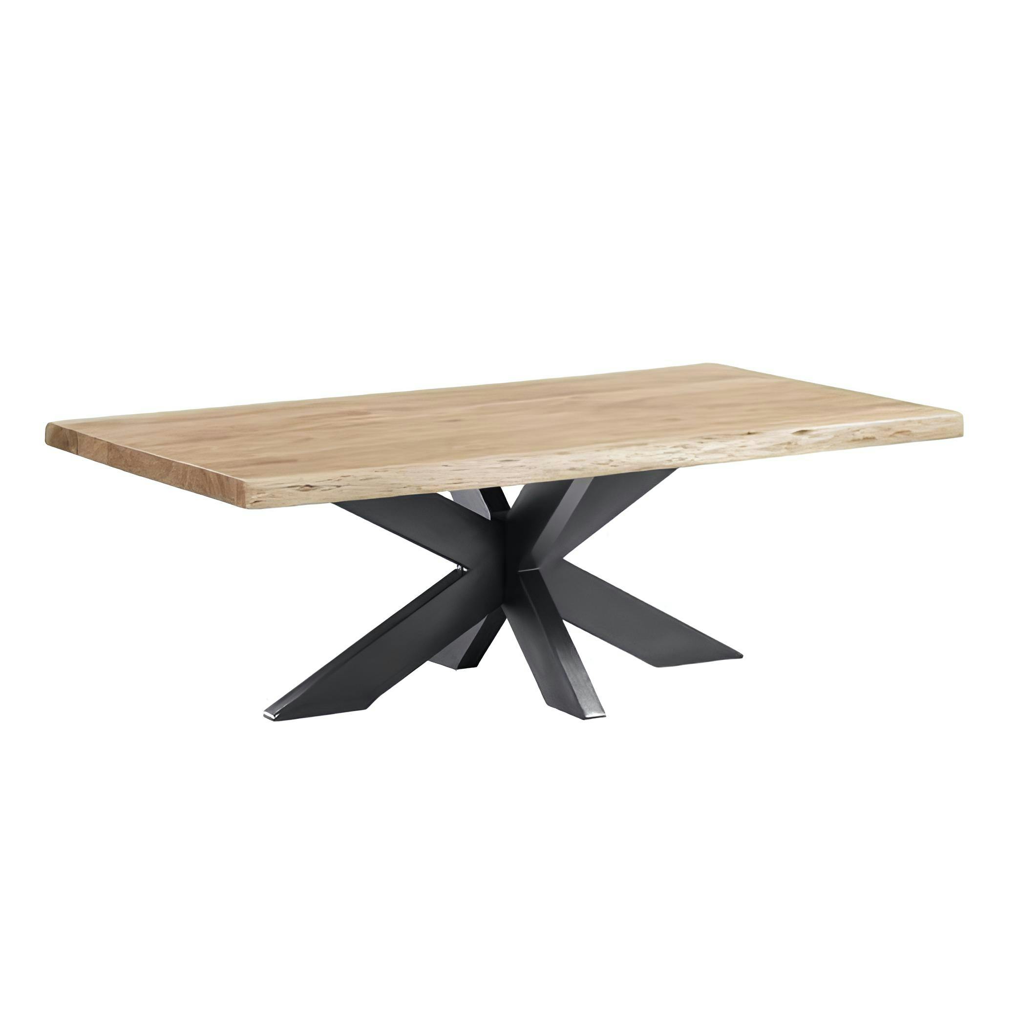 Table basse bois d'acacia à bords naturels ARBOR