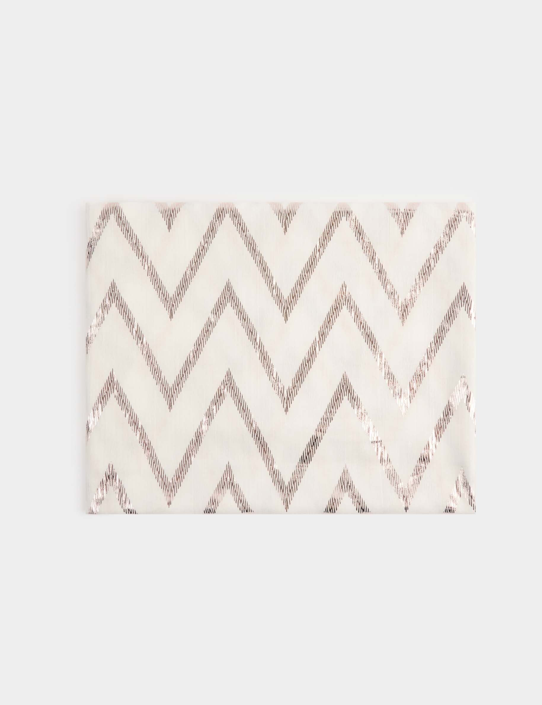 Lightweight Voile Scarf Ivory Women