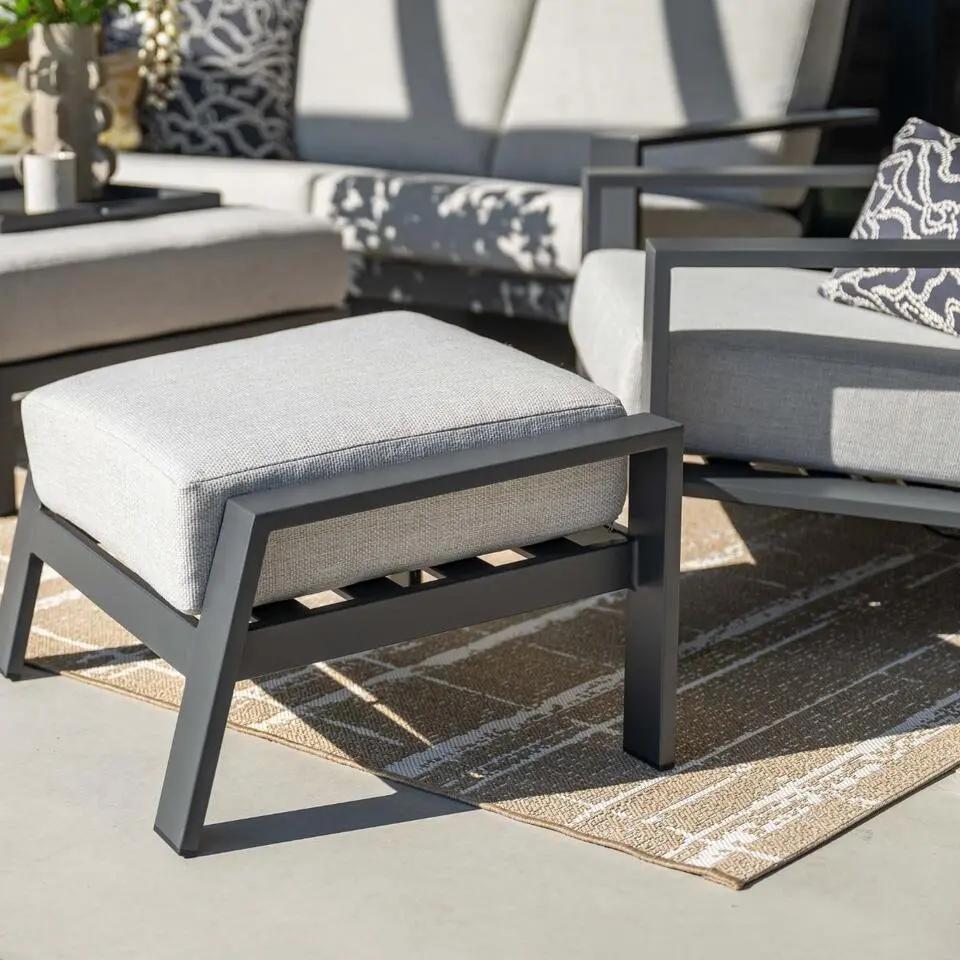 Garden Impressions Coba voetenbank donker grijs - valley sand