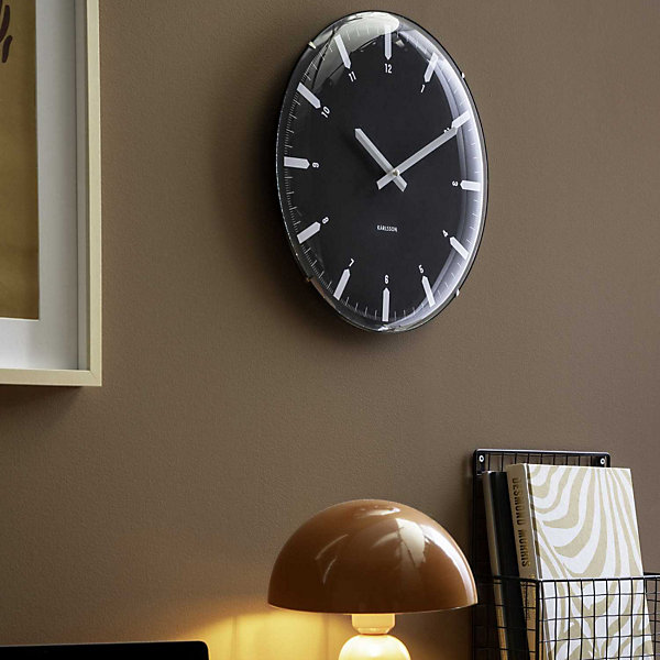 Horloge murale en polypropylène Realista Dome