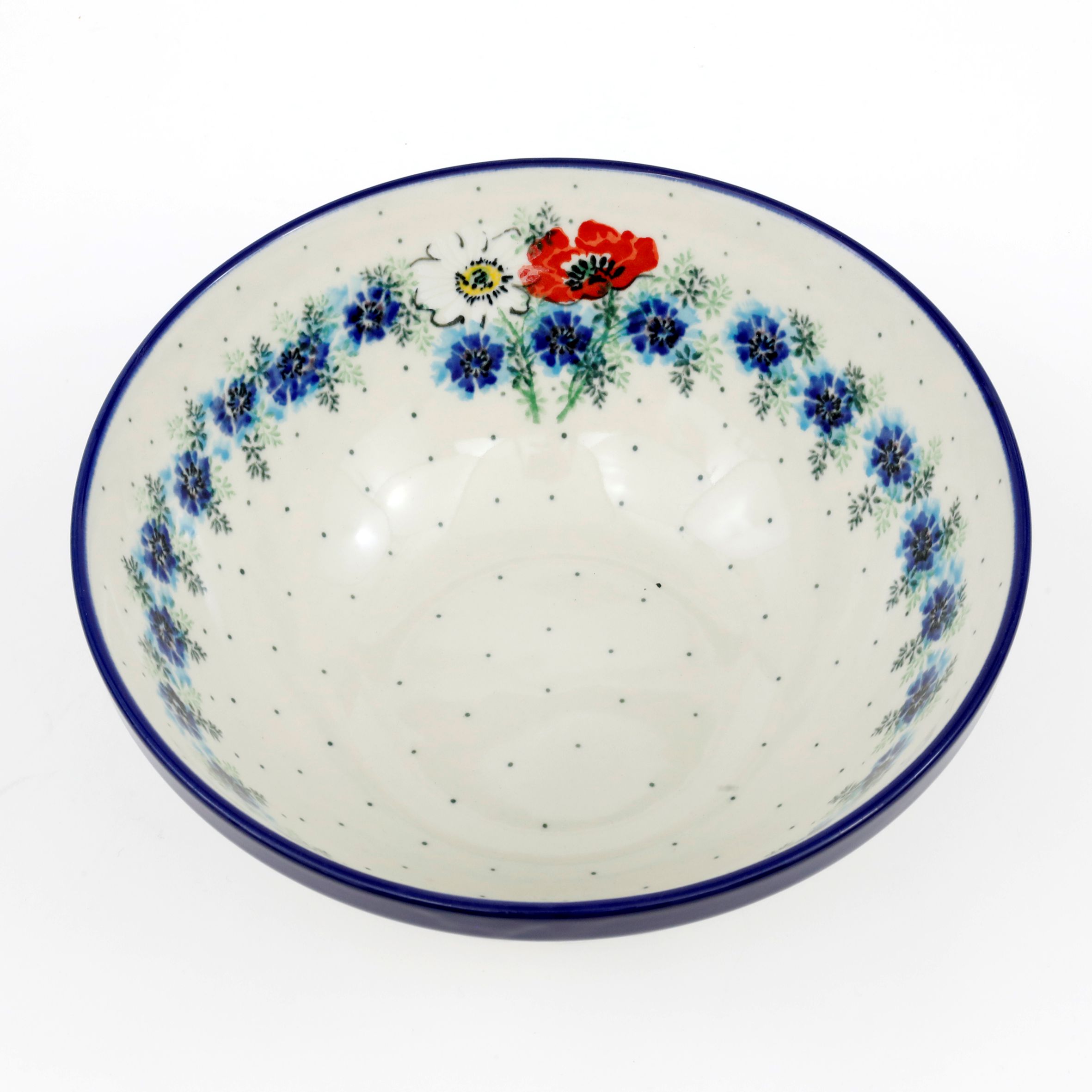Miska ceramiczna 056 h-10cm  2511X Polskie kwiaty