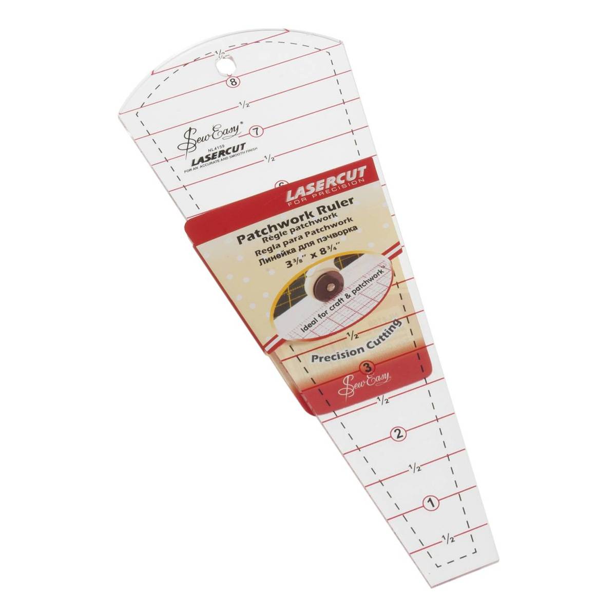 Sew Easy Dresden Template 8 x 3.5 Inches