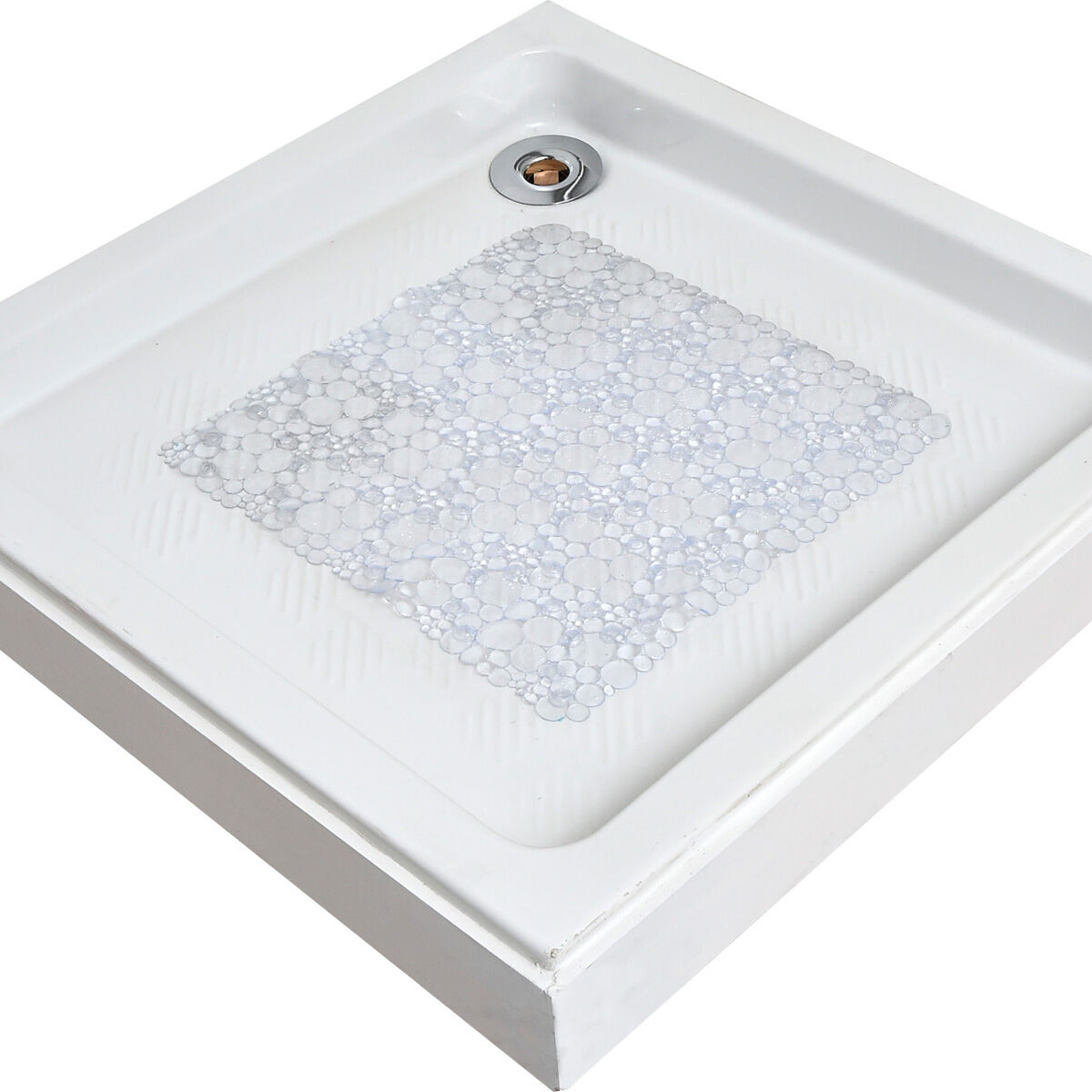 Tapete wc antiderrapante bolhas 50x50cm